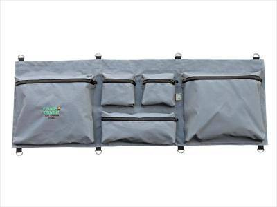 Organizer na oparcie siedzenia Camp Cover Seat Storage — Double — kolor khaki