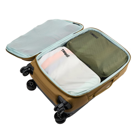 Półprzezroczysty pokrowiec Thule Compression Packing Cube – miękka zieleń, średni