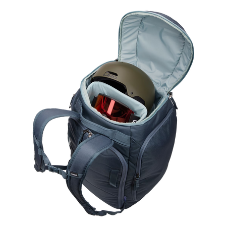 Plecak na buty narciarskie i snowboardowe Thule RoundTrip Boot Backpack 60 l – szaroniebieski ciemny łupek