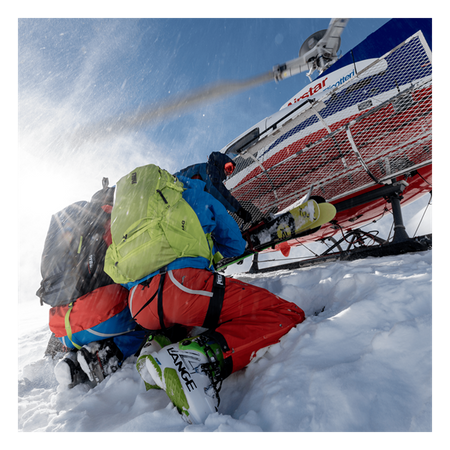 Plecak do sportów zimowych Thule Upslope 35 l Airbag 3.0 – zielony Lime Punch