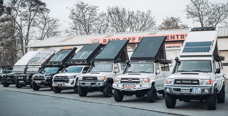 Dach otwierany Alu-Cab "Hercules G2" do Toyota Land Cruiser 75 & 78 - biały