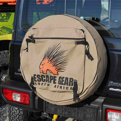 Pokrowiec na koło zapasowe Escape Gear 25 cali z torbą – khaki