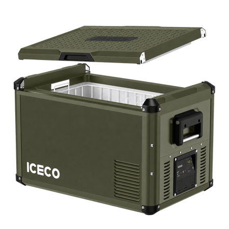 Lodówka kompresorowa ICECO VL60PROS 60 l 12/24 V – oliwkowa