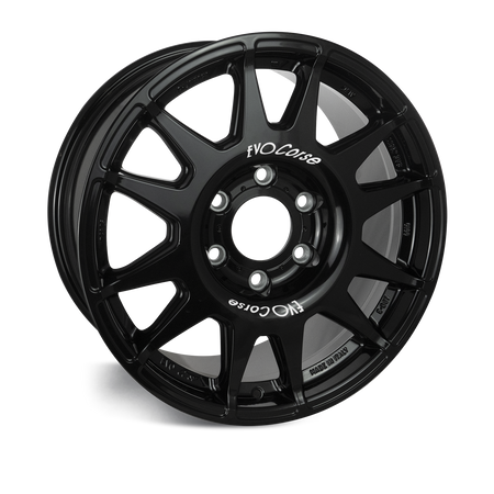 Felga aluminiowa Evo Corse DakarZero 8.5x18" do off-roadu i rajdów terenowych - czarna z połyskiem - Lexus, Toyota