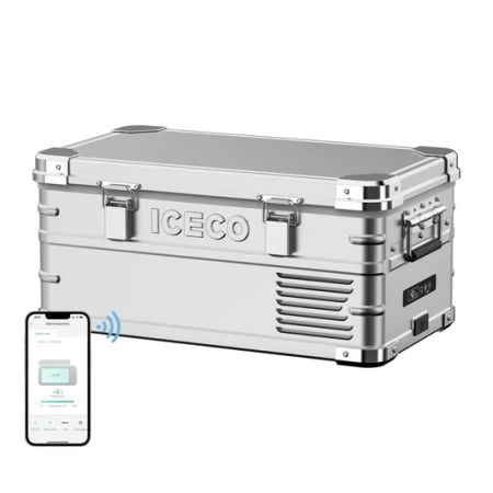 Lodówka kompresorowa ICECO APL20 20 l 12/24 V – srebrna
