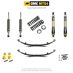 Zestaw zawieszenia OME MT64 – Toyota Tacoma III 2016–2023, 50 mm, przód 0–50 kg, bez stałego obciążenia tyłu