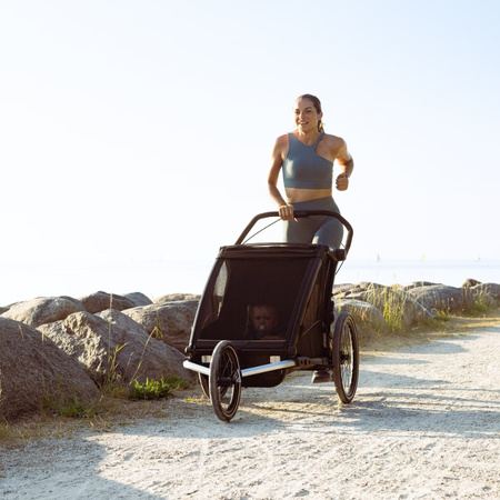 Zestaw do podwójnej przyczepki sportowej Thule Chariot Jogging Kit 2 Double