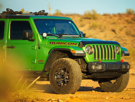 Zestaw montażowy Lazer Lamps na słupki A — Jeep Wrangler JL / Gladiator (2018+)