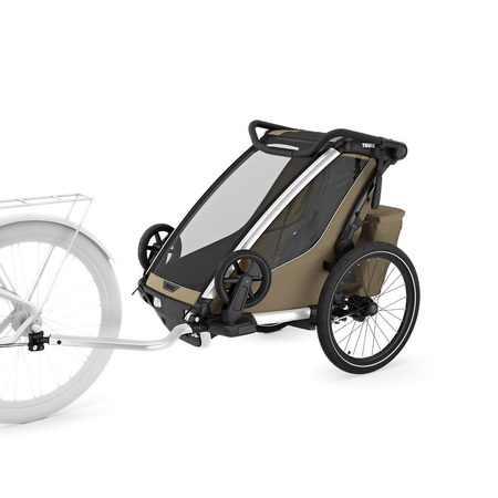 Przyczepka rowerowa dla dziecka Thule Chariot Cross 2 Single – khaki