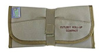 Zestaw sztućców Camp Cover dla 4 osób w etui — kolor khaki