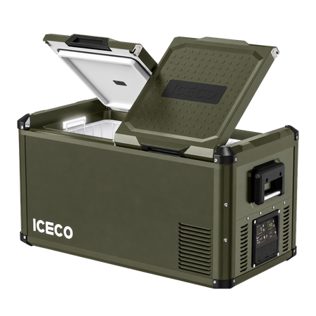 Lodówka kompresorowa ICECO VL75PROD 75 l 12/24 V Dual Zone – oliwkowa