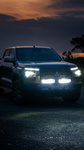 Dwa panele LED Bushranger Night Hawk 13 cali za grillem – Mitsubishi Triton MV