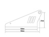 Dachowe mocowania Lazer Lamps, wysokość 67 mm, bez relingów