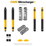Zestaw zawieszenia OME Nitrocharger+ – Jeep Wrangler JL 4-drzwiowy 3.6 V6, 50 mm, pod sam zderzak, stałe 300 kg z tyłu