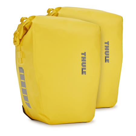 Sakwy rowerowe Thule Shield 2 × 25 l – żółte