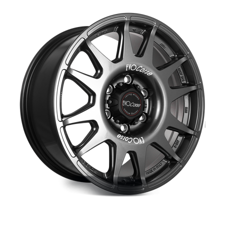 Felga aluminiowa Evo Corse DakarZero 8.5x18" do off-roadu i rajdów terenowych - antracytowa - Lexus, Toyota