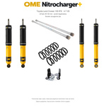 Zestaw zawieszenia OME Nitrocharger+ – Toyota LC100 4.7 V8 10.1998–09.2000, lift tyłu 40–50 mm, mocniejszy przód, średnie obciążenie tyłu
