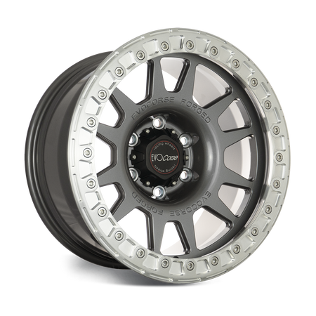 Felga aluminiowa Evo Corse Dakar BL Forged 9x17" do off-roadu i rajdów terenowych - antracytowa - Toyota