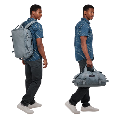 Torba podróżna Thule Chasm 30 l typu 2 w 1 – torba / plecak – szaroniebieska