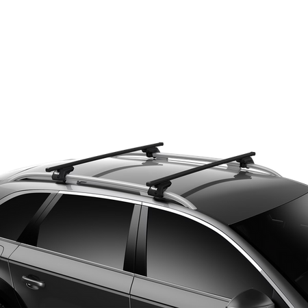 Belki dachowe Thule SquareBar Evo 127 cm – 2 szt., czarne