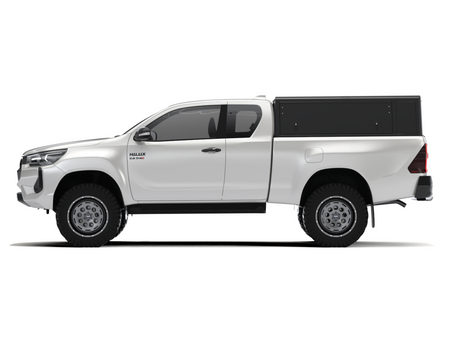 Zabudowa Alu-Cab Hardtop "Guard" Toyota Hilux Revo (2016+) Extra Cab z gładką blachą