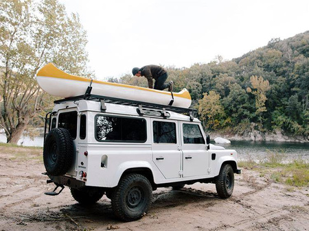 Pełny bagażnik Front Runner Slimline II Tall do Land Rover Defender 110 (1983–2016)