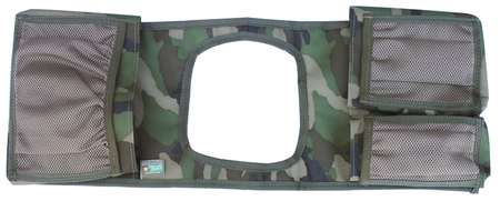 Organizer na tunel środkowy Camp Cover Gear Saddle — Standard — wzór maskujący