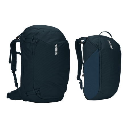 Damski plecak podróżny Thule Landmark 60 l – granatowy Darkest Blue