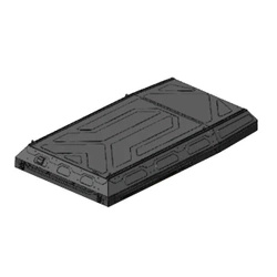 Dach namiotowy Alu-Cab ModCAP Camper Roof – z uchwytami markizy LHS, bez markizy