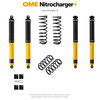 Zestaw zawieszenia OME Nitrocharger+ – Jeep Wrangler JL 2-drzwiowy 3.6 V6, 50 mm, lekki przód, stałe 150 kg z tyłu