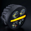 Światła drogowe Strands biało-żółte Nuuk D-Line MC Driving Light 3"