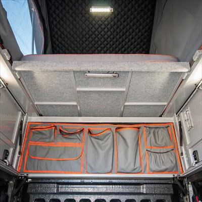 Organizer canvas Alu-Cab do przedniej ścianki Canopy Camper – Land Cruiser
