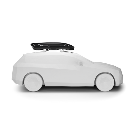 Box dachowy Thule Motion 3 L Low 370 l – czarny z połyskiem