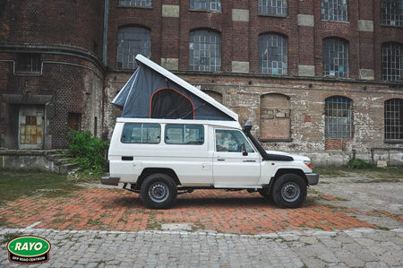 Dach otwierany Alu-Cab "Hercules G2" do Toyota Land Cruiser 75 & 78 - biały