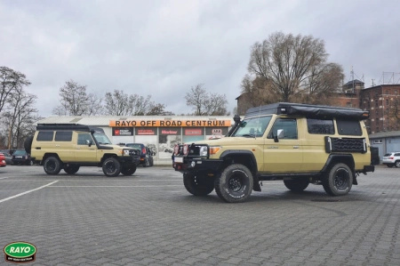 Dach otwierany Alu-Cab "Hercules G2" do Toyota Land Cruiser 75 & 78 - czarny