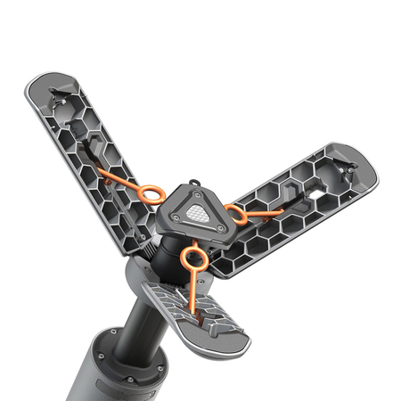 Teleskopowa lampa LED ouTask  - piaskowa