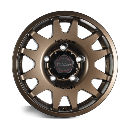 Felga aluminiowa Evo Corse DakarZero 7x16" do off-roadu i rajdów terenowych - brązowa matowa - Toyota