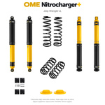 Zestaw zawieszenia OME Nitrocharger+ – Jeep Wrangler JL 4-drzwiowy 3.6 V6, 50 mm, pod sam zderzak, stałe 150 kg z tyłu, mocniejsze tłumienie tyłu