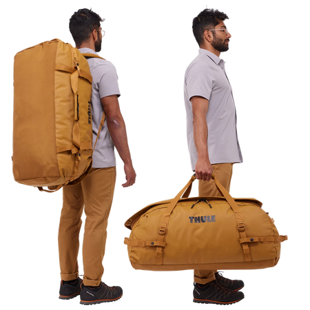 Torba podróżna Thule Chasm 90 l typu 2 w 1 – torba / plecak – złota
