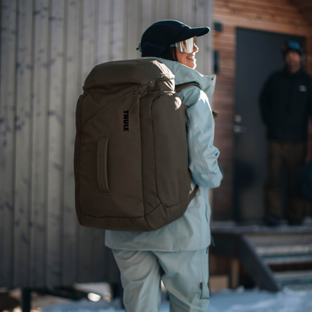 Plecak na buty narciarskie i snowboardowe Thule RoundTrip Boot Backpack 60L - szaroniebieski ciemny łupek