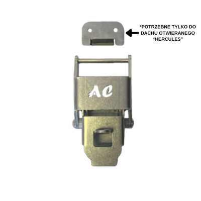 Zatrzask Alu-Cab Throw Over Latch do dachów otwieranych i namiotów dachowych (2 szt.)