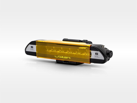 Osłona soczewki Lazer Lamps Linear — bursztynowa, Snap-fit