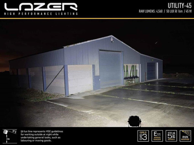 Lampa robocza LED Lazer Lamps Utility-45 Gen2 — uchwyt Wide