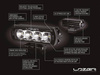 Zestaw dwóch lamp LAZER ST4 Evolution z systemem montażu w fabrycznym grillu - Volkswagen T6 (2015 -)