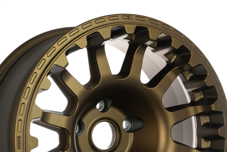 Felga aluminiowa Evo Corse Atlas NK 8x17" do off-roadu i rajdów terenowych - brązowa matowa - Toyota