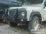 FABRYKA 4X4 ZDERZAK PRZÓD Z BULLBAREM WERSJA  BEZ KLIMATYZACJI  LAND ROVER DEFENDER 110