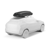 Box dachowy Thule Pulse 2 XL 500 l – czarny matowy