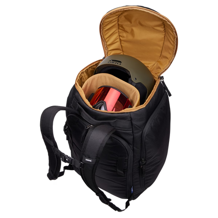 Plecak na buty narciarskie i snowboardowe Thule RoundTrip Boot Backpack 60 l – czarny / pomarańczowy