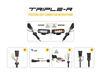 Zestaw lamp LED do grilla Lazer Lamps 2 × Triple-R 750 Standard — Dodge RAM 1500 Classic (2013+)