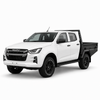 AluBlack Platforma ładunkowa z opuszczanymi burtami do Isuzu D-Max 2023+ z podwójną kabiną